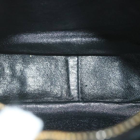 CHANEL Hand Bag Velor Black CC Auth bs10697 - Picture 10 of 16